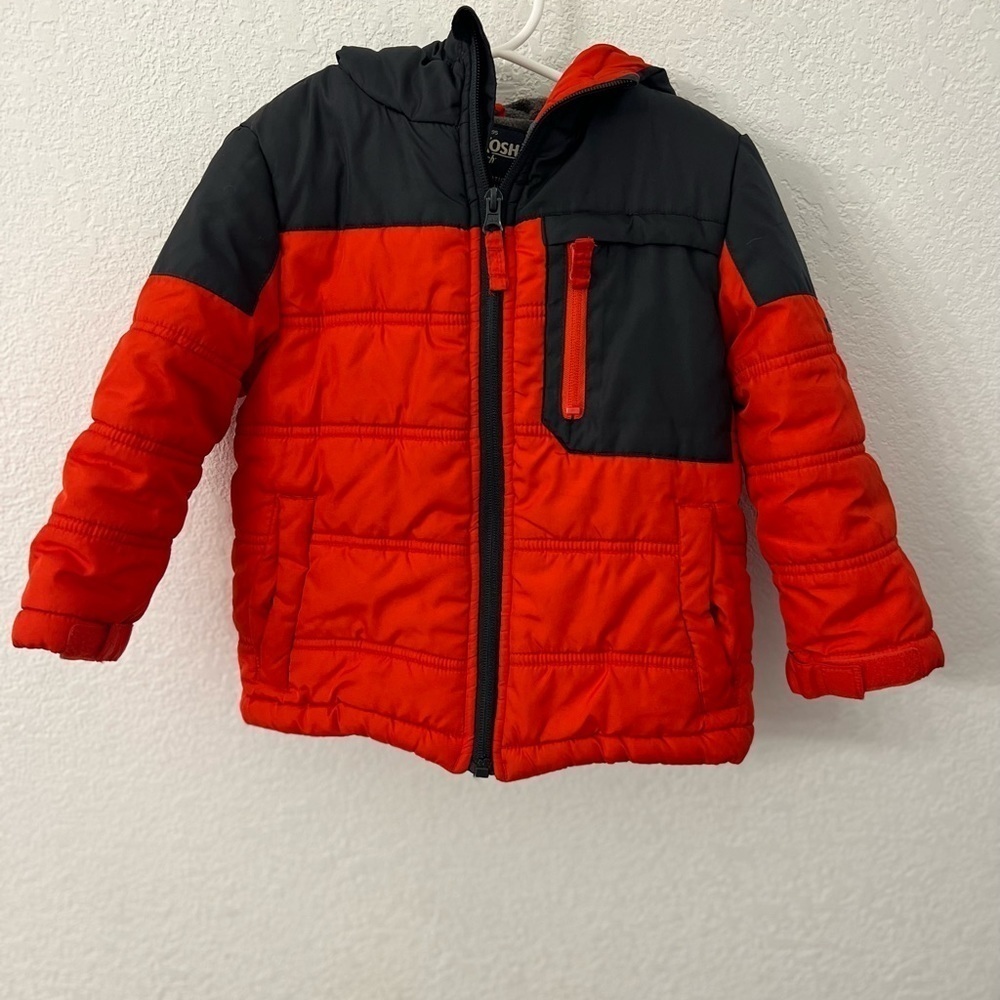 OshKosh B’gosh hooded red coat boys size 4